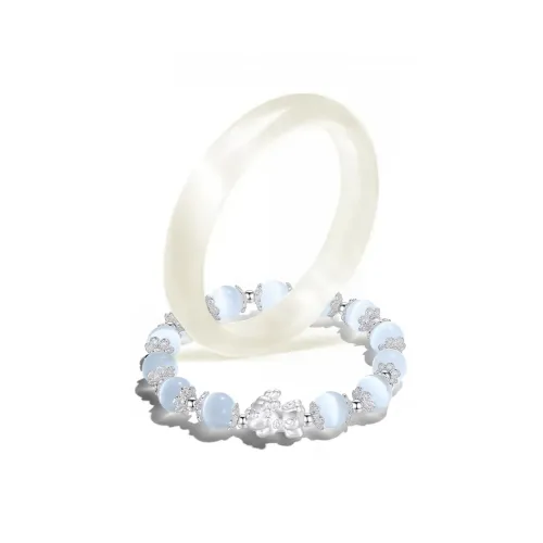 LIUJIN Стекло Кошачий глаз Браслеты Женские