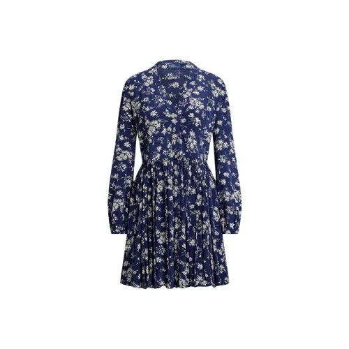 Polo Ralph Lauren Длинное платье с длинными рукавами женское