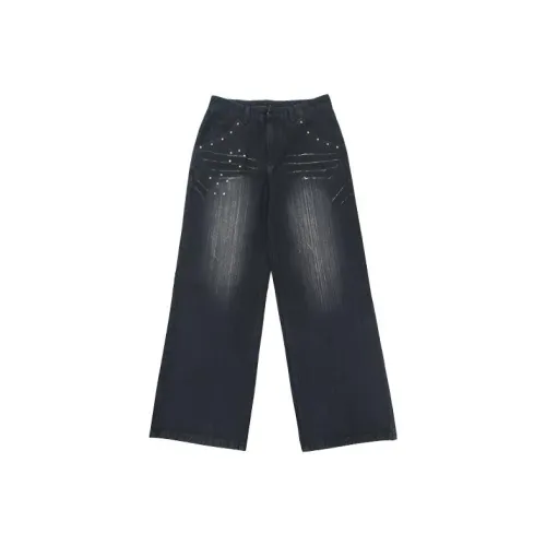 VRE Черные Унисекс Джинсы