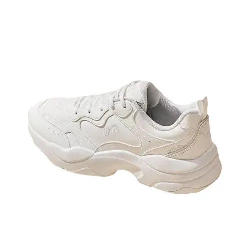 ANTA Life Collection Амортизирующие подошвы Дышащая Низкая Подошва Кроссовки Женские Папирус Белый