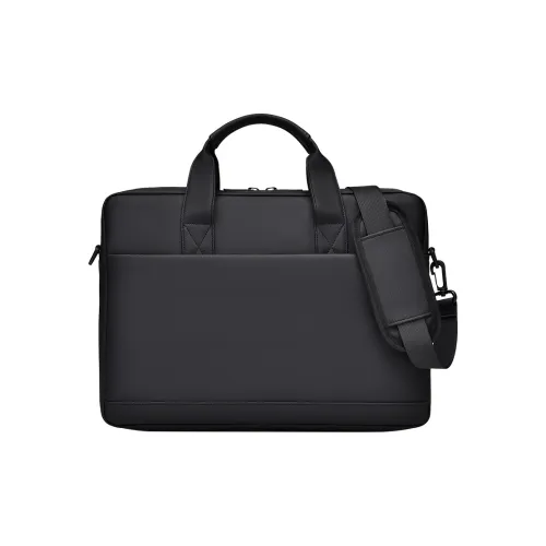 Dwiray Кожа Мембрана Ноутбук Сумка Унисекс Классический Черный
