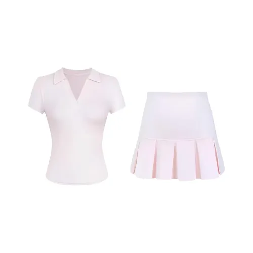 Meanalot Розовый комплект Женские Комплекты с юбкой