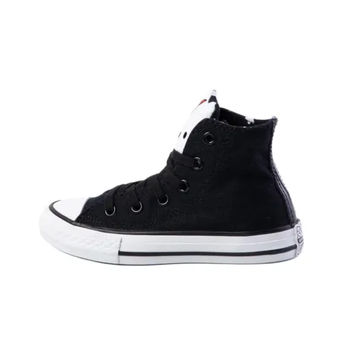 Hello Kitty x Converse Chuck Taylor All Star High Top Kids Shoes Black Teenagers