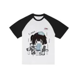 Белый Черный Реглан