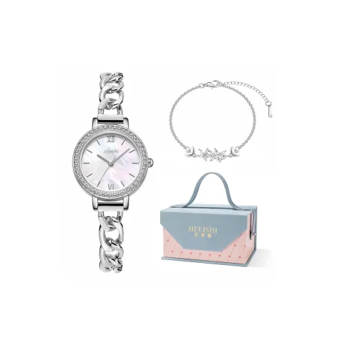 JIFEISHI Кварцевый механизм Часы Женские часы Мать жемчуга Циферблат