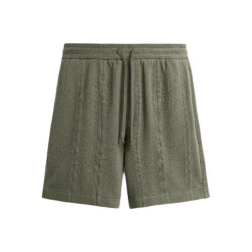 ZARA Medium Green Men's Casual Shorts ZARA Средний Зеленый Мужские Повседневные Шорты
