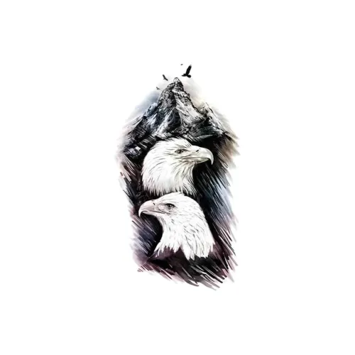 LIEJI Cliff EAGLE Многоцветные временные татуировки