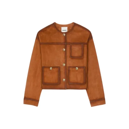 SANDRO CAMEL Женские Куртки