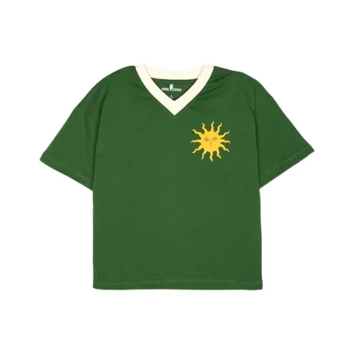 Mini Rodini Зеленая рубашка для дошкольников Pre School T