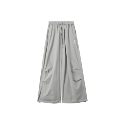 YEARNED Серые Женские Повседневные Брюки