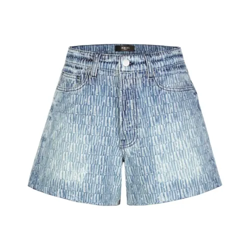 AMIRI Синие Женские Джинсовые Шорты