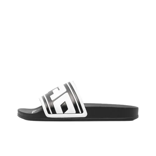 OFF Белый Rubber Slide Тапочки Женские Черный