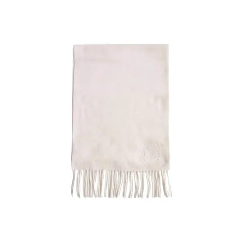 MaxMara Кашемир Вязаные Шарфы Женские Белые