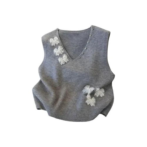 Cypress House Светло-серые Женские Жилеты