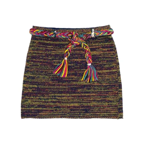 YANYAN KNIT LEON MINI SKIRT Повседневные короткие юбки Женские