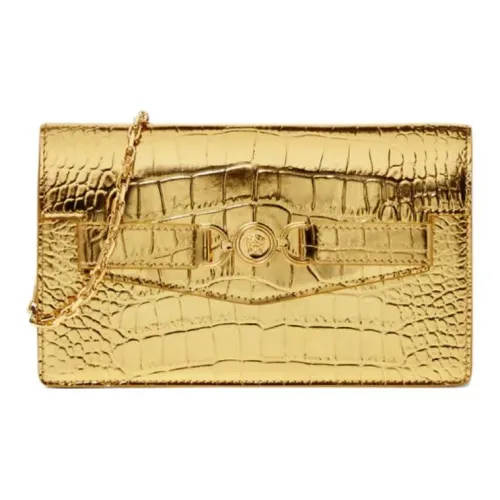 VERSACE Medusa '95 Телячья кожа Сумка через плечо Женская Золотая