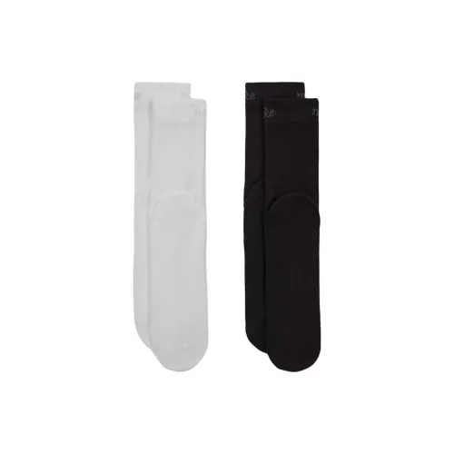 Nike Clothing 2 шт Белый+Черный Женские MID Носки до икры