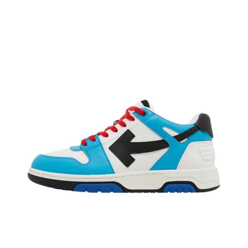 Off Белый Out Of Office Низкие Кроссовки для скейтбординга Женские Белые Синие