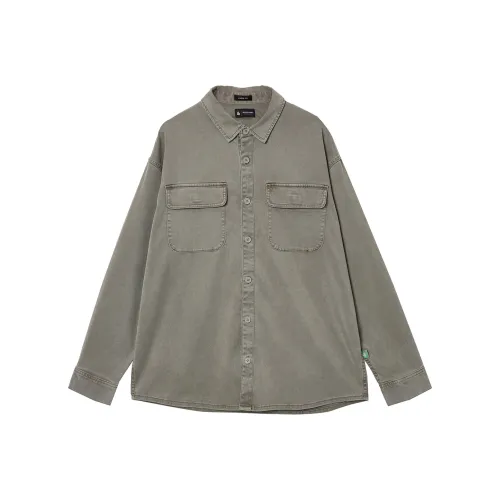 JACK&JONES E11 Tick Коричневый Мужская Рубашка