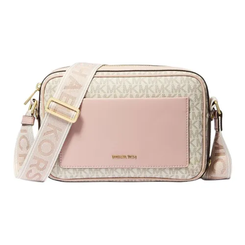 MICHAEL KORS MAEVE Покрытый холст Сумка на плечо Большая Женская Ванильный Светло-розовый