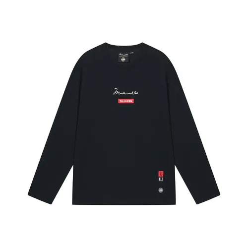 Палладий Свинцово-черный Унисекс Футболка