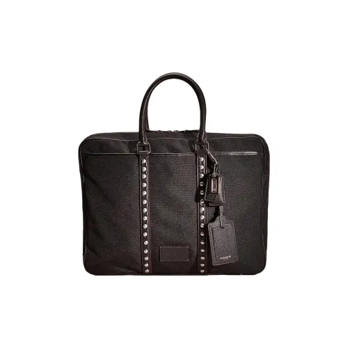 COACH Metropolitan Телячья кожа Доска Сумка Большая Женская Черная