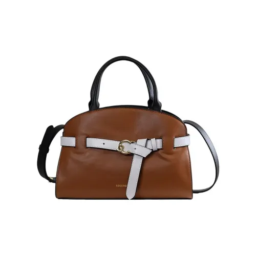 COCCINELLE Кожа Сумка Женская Коньяк Черный Красный