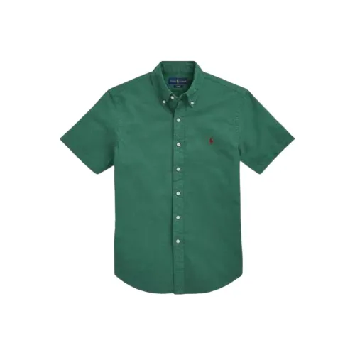 Polo Ralph Lauren SS24 Рубашка Мужская Зеленая
