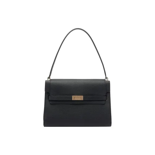 TORY BURCH Lee Radziwill Телячья кожа Сумка через плечо Большая Женская Черная