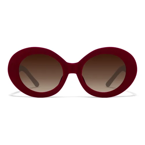 PROTAGO Ацетат Велюр OVAL SUNGLASSES Унисекс