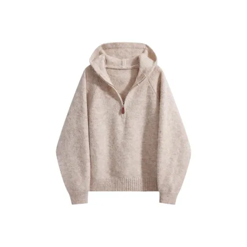 IUNOP Свободный крой Осенний Зимний Утолщенный Soft Knit Толстовка Толстовка Женская