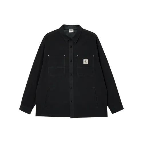 JACK&JONES E44 Черный Песочный Мужская Рубашка