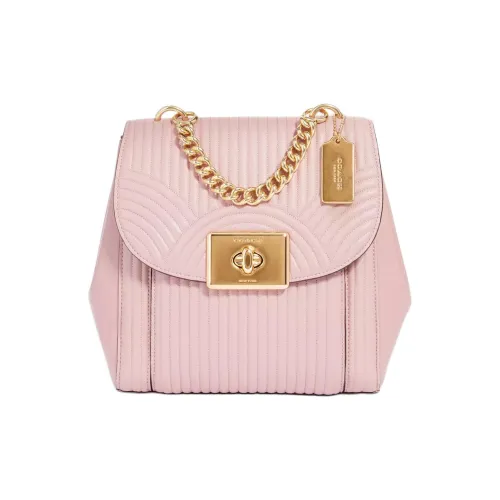 COACH Cassidy Телячья кожа Рюкзак Маленький Женский Розовый