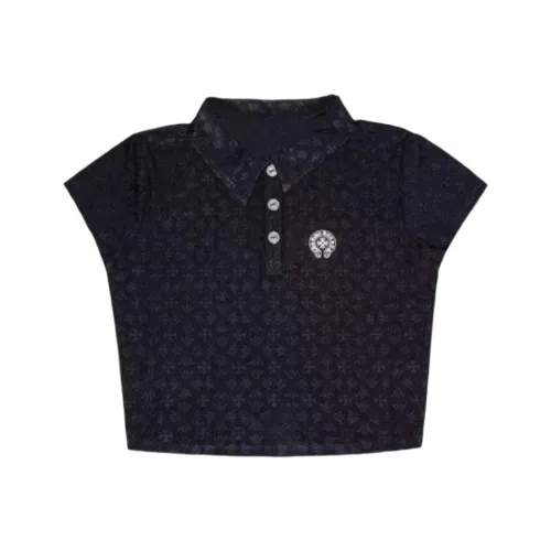 Chrome Hearts Поло Женское Черное
