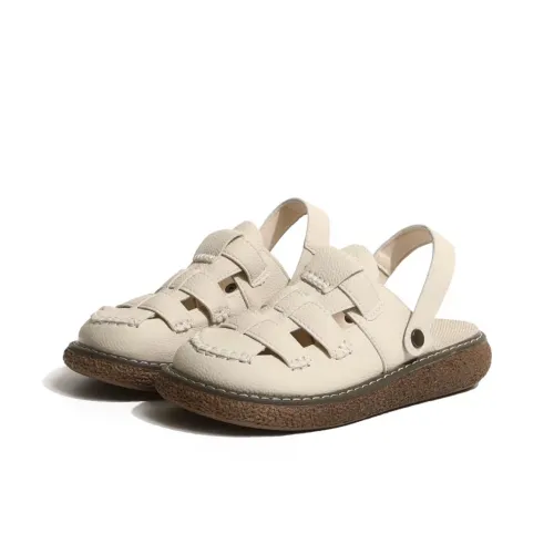 SHUMO Пляжные сандалии Женские Экрю