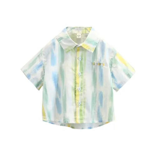 PROTECTCAMEL Белый Детский Сад Повседневный Рубашки