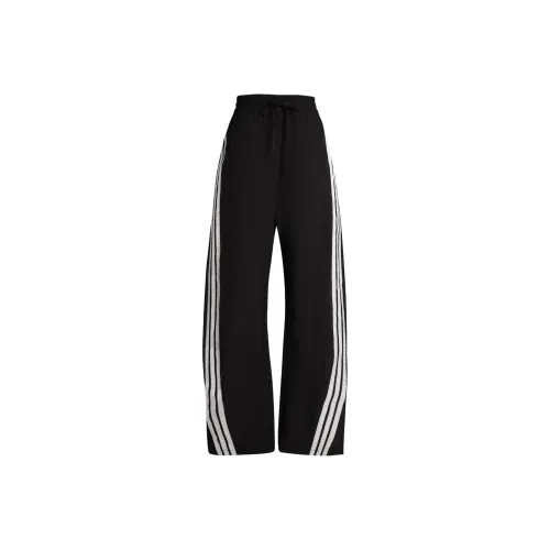 Adidas Черные/Белые Женские Повседневные Брюки