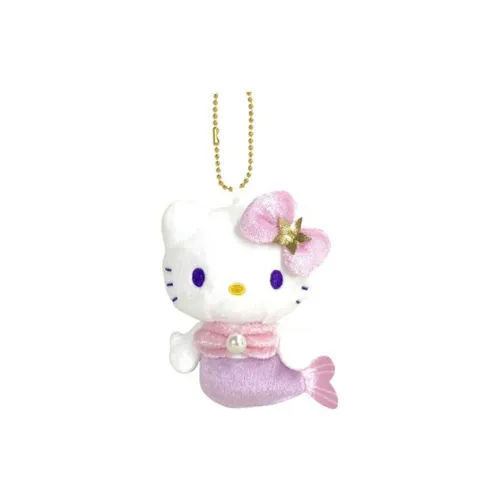 Санрио Hello Kitty Hello Kitty Charm Bracelet Коллекция MERMAID Фиолетовый Плюшевый Куклы Подвеска 10,5 см Рекомендуемый рост