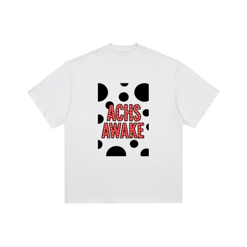 ACHS AWAKE Белая унисекс футболка