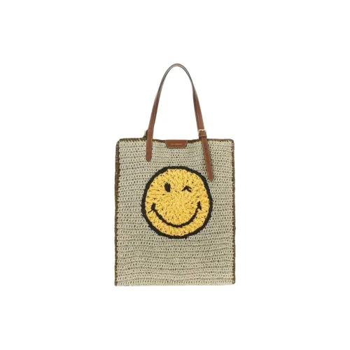 Anya Hindmarch Raffia Tote Bag Shopping Bag Tote Regular Women's Beige