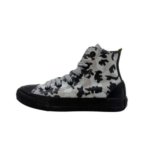 Converse Chuck Taylor All Star High Топ Детские Скейтбординги Черный Камуфляж Подростки