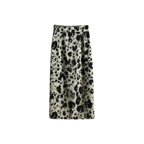 POWXV Повседневный длинный юбка женский