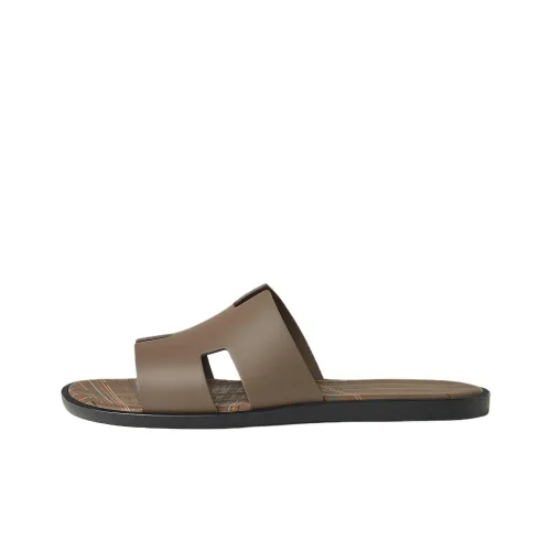 HERMES Izmir Слипоны Мужской Умбра