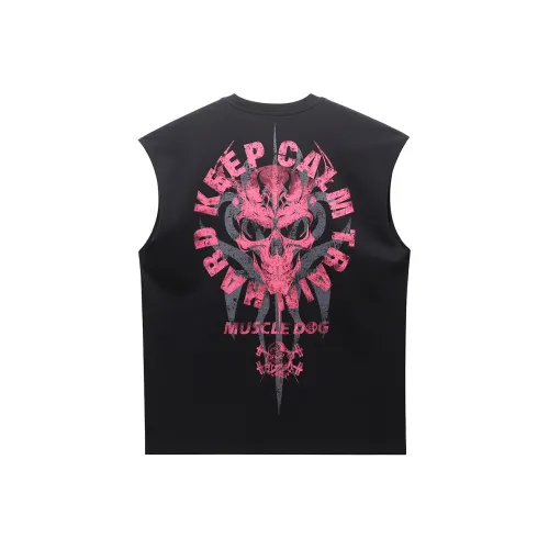 Muscle Dog Жилет Повседневный Майка Мужская
