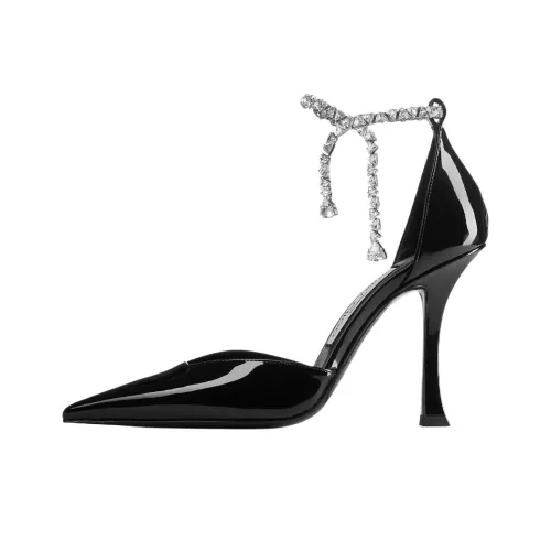 Jimmy Choo Stevie Низкий каблук Высокий каблук 10 см Женский Черный