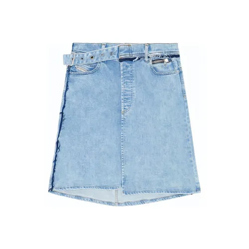 DIESEL Синие Женские Джинсовые Короткие Юбки