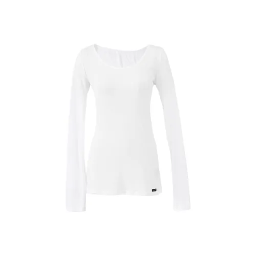 Wen Shan Белый Женские T-рубашки