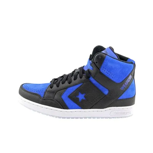 Конверс WEAPON MID Топ Скейтборд Кроссовки Мужские Синий Черный