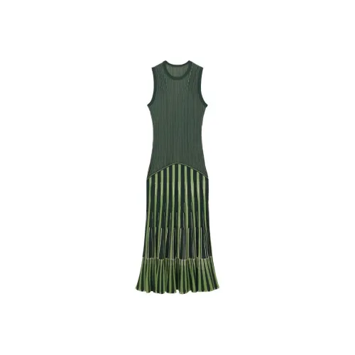 Leather Cat Без рукавов Платье Женское