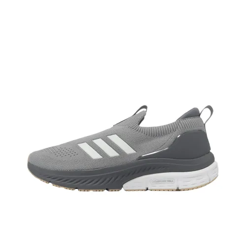 Adidas Cloudfoam Дышащий Низкий Топ Повседневная Обувь Мужская Серый